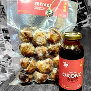 COMBO Ebiyaki x 12u + Salsa Okono 250ml